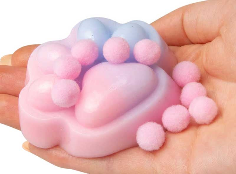 SCRUNCHEMS STICKY SQUISHY PAW PRINTS ASSORTED